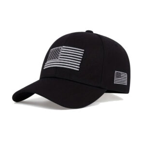 Ghost Patriot – 2D Stealth Flag Baseball Cap - Available in Multiple Colors